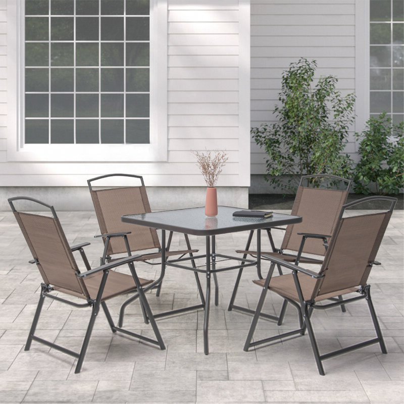 Latitude Run® Spooner Folding Patio Dining Chair & Reviews Wayfair Canada